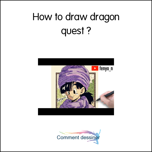 How to draw dragon quest